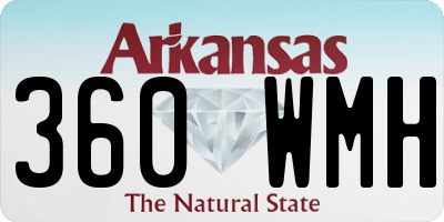 AR license plate 360WMH