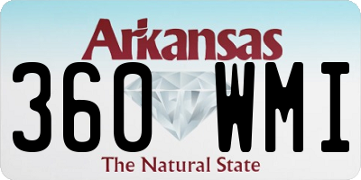 AR license plate 360WMI