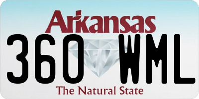AR license plate 360WML