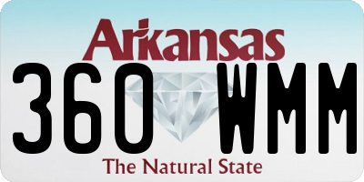 AR license plate 360WMM