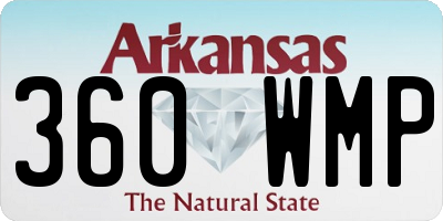 AR license plate 360WMP