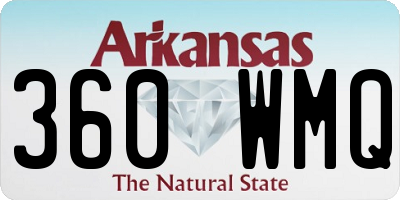AR license plate 360WMQ