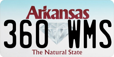 AR license plate 360WMS