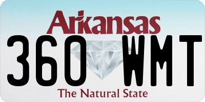 AR license plate 360WMT