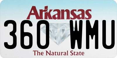 AR license plate 360WMU