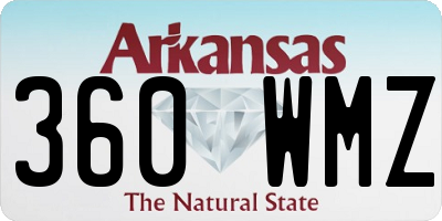 AR license plate 360WMZ