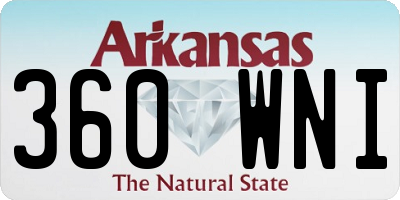 AR license plate 360WNI