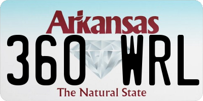 AR license plate 360WRL