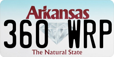 AR license plate 360WRP