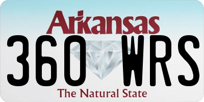 AR license plate 360WRS