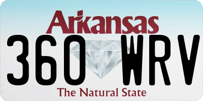 AR license plate 360WRV