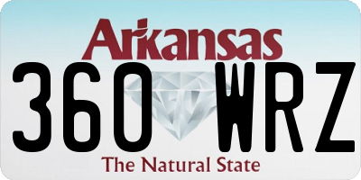 AR license plate 360WRZ