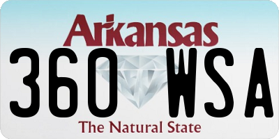 AR license plate 360WSA