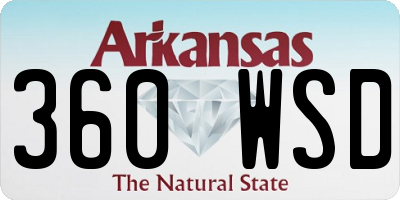 AR license plate 360WSD