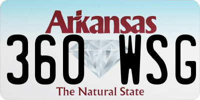 AR license plate 360WSG