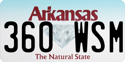 AR license plate 360WSM
