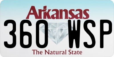 AR license plate 360WSP