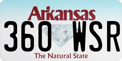 AR license plate 360WSR