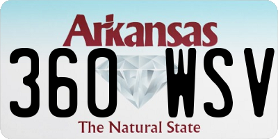 AR license plate 360WSV