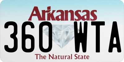 AR license plate 360WTA