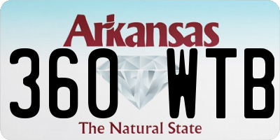 AR license plate 360WTB