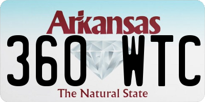 AR license plate 360WTC