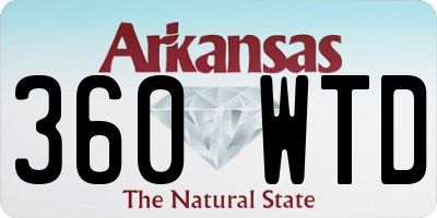 AR license plate 360WTD