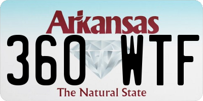 AR license plate 360WTF