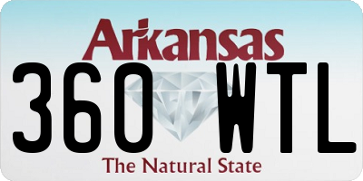 AR license plate 360WTL