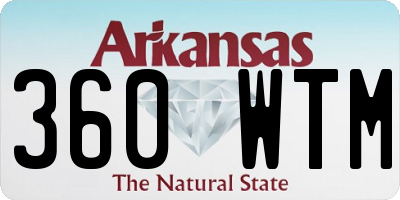 AR license plate 360WTM