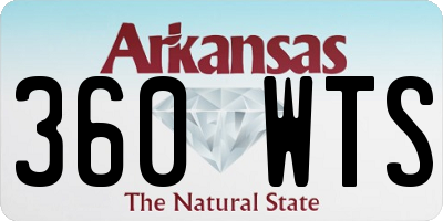 AR license plate 360WTS