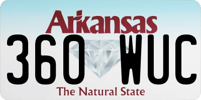AR license plate 360WUC