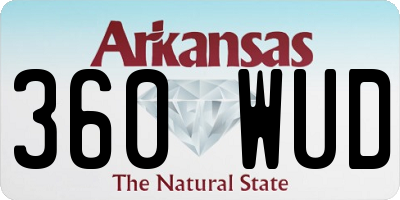 AR license plate 360WUD