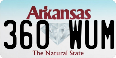 AR license plate 360WUM