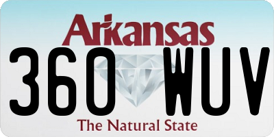 AR license plate 360WUV