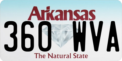 AR license plate 360WVA