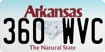 AR license plate 360WVC