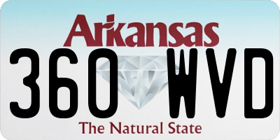 AR license plate 360WVD