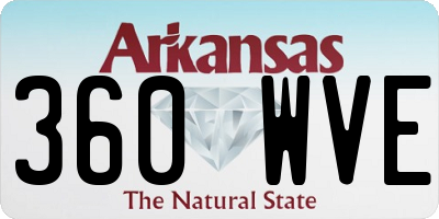 AR license plate 360WVE