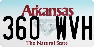 AR license plate 360WVH