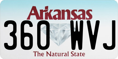 AR license plate 360WVJ