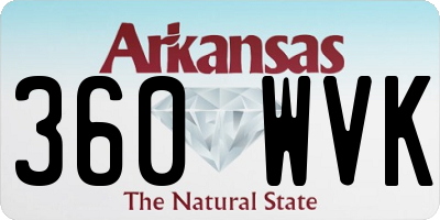 AR license plate 360WVK