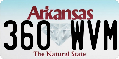 AR license plate 360WVM