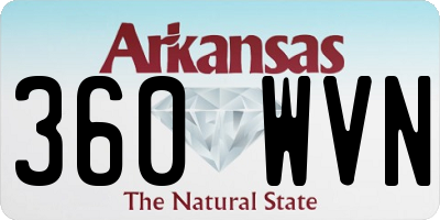 AR license plate 360WVN