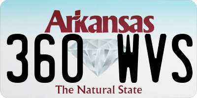 AR license plate 360WVS