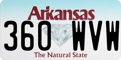 AR license plate 360WVW
