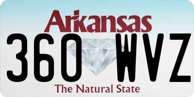 AR license plate 360WVZ