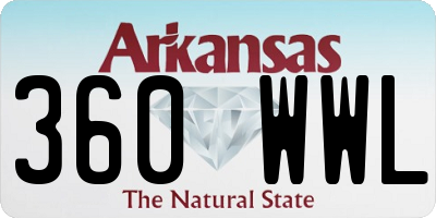 AR license plate 360WWL