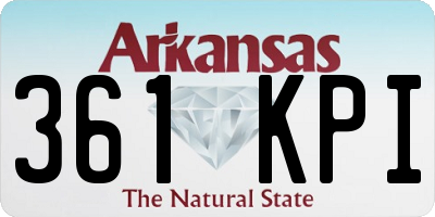 AR license plate 361KPI