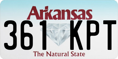 AR license plate 361KPT